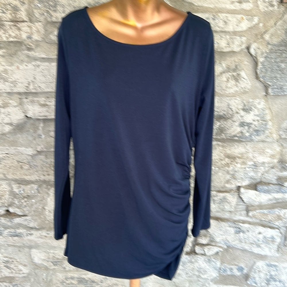 Top with side ruching